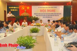 Bí thư Tỉnh ủy Bình Phước Nguyễn Văn Lợi: Phải chấn chỉnh ngay những điểm yếu để nâng cao năng lực cạnh tranh cấp tỉnh