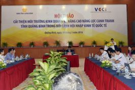 Hội thảo cải thiện môi trường đầu tư kinh doanh và nâng cao năng lực cạnh tranh tỉnh Quảng Bình