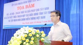 Tây Ninh: Nhiều khuyến nghị cho tỉnh để cải thiện chỉ số năng lực cạnh tranh cấp tỉnh (PCI)